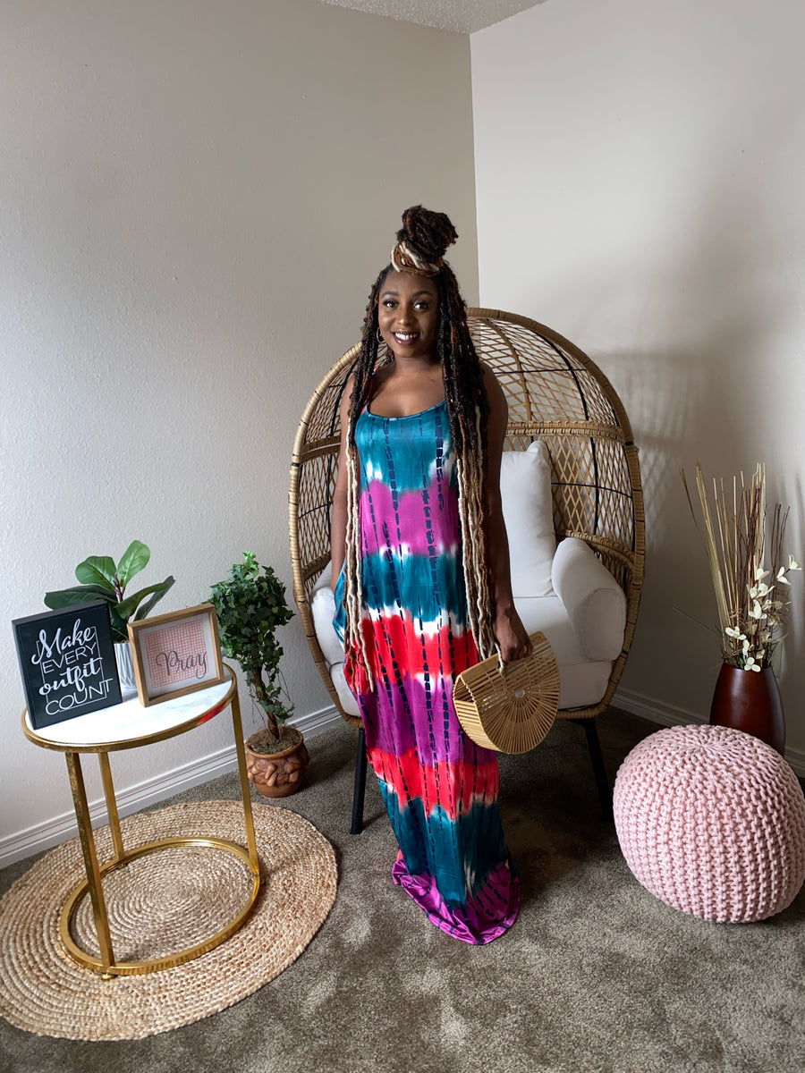 Summer Flame Dress (Red)
